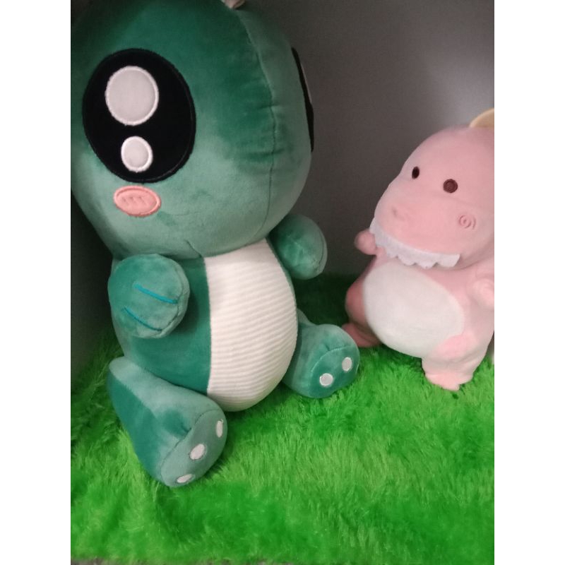 Boneka lembut dino dinosaurus Miniso TY besar sedang