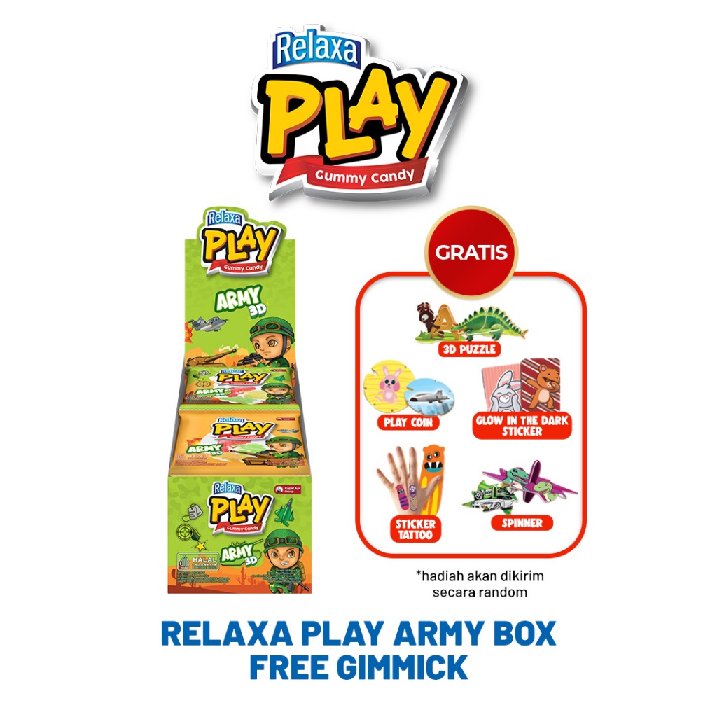 

Relaxa Play Army Box 12x12 GR