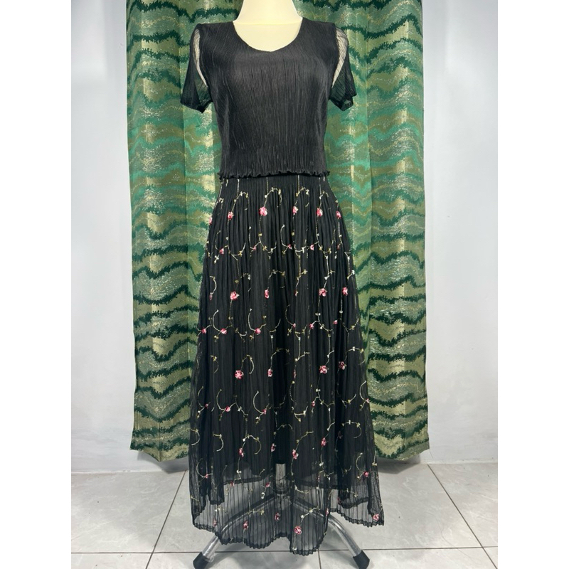 Prelove Dress Sifon Plisket