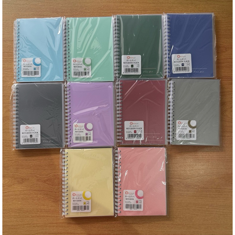 

Notebook Plain/ Polos Orenji A6 Spiral Samping isi 60 lembar