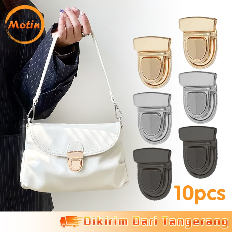 Kunci Sodok Jepit Tas Rajut Wanita Gembok Kunci Tas Sodok Besi