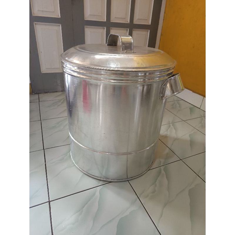 Dandang nasi /Langseng nasi /Dandang kukusan /panci nasi 15Liter aluminium