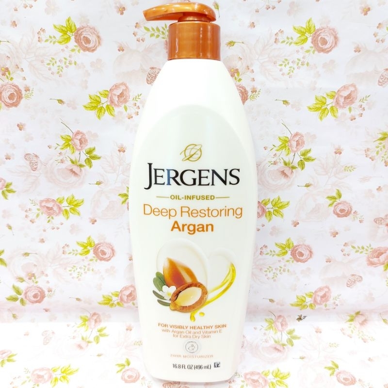 Jergens Deep Restoring Argan Moisturizer 496ml