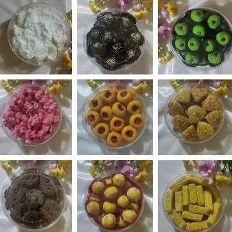 

kue kering lebaran sepaket isi 6 toples