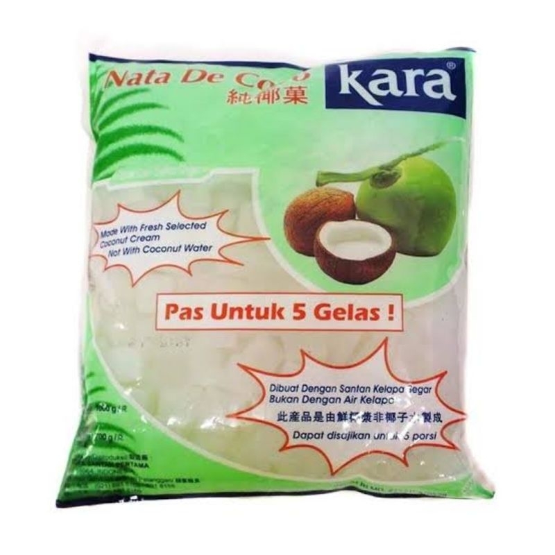 

kara Nata De coco 1000gr Plain / slice