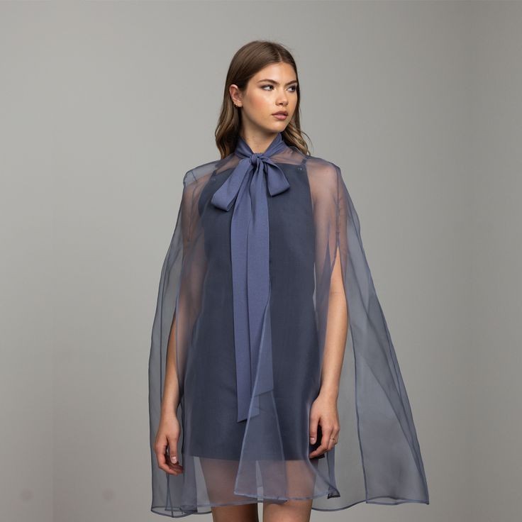 Outer Cape Organza atasan wanita