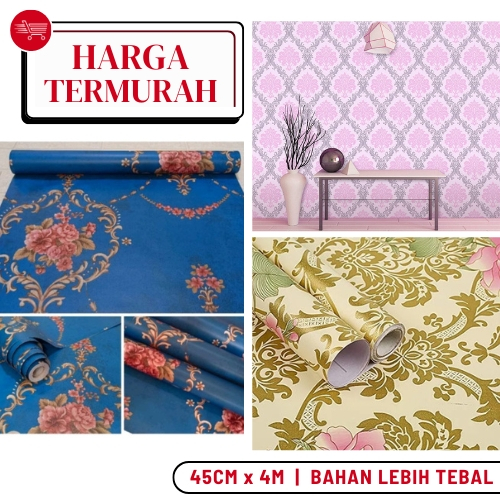 Wallpaper Dinding Batik Ungu Gold Wallpaper Dinding Kamar Tidur Motif Batik Wallpaper Ruang Tamu Bat