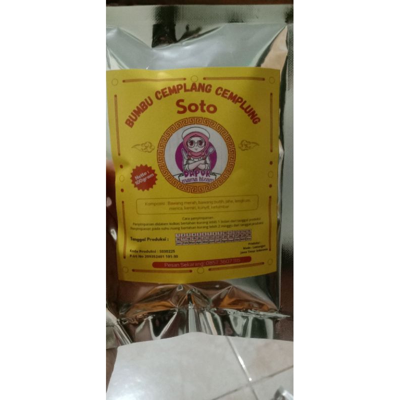

bumbu masak soto / bumbu jadi soto / bumbu jadi / bumbu cempalng cemplung / soto