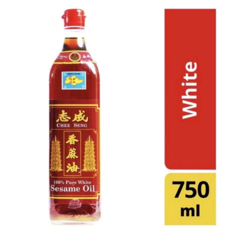 

Minyak Wijen Chee Seng White Sesame Oil 750ml Singapore
