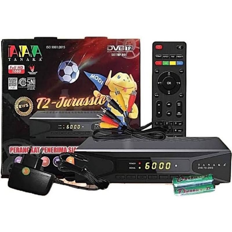 Set Top Box TV Digital STB TANAKA T2 JURASSIC