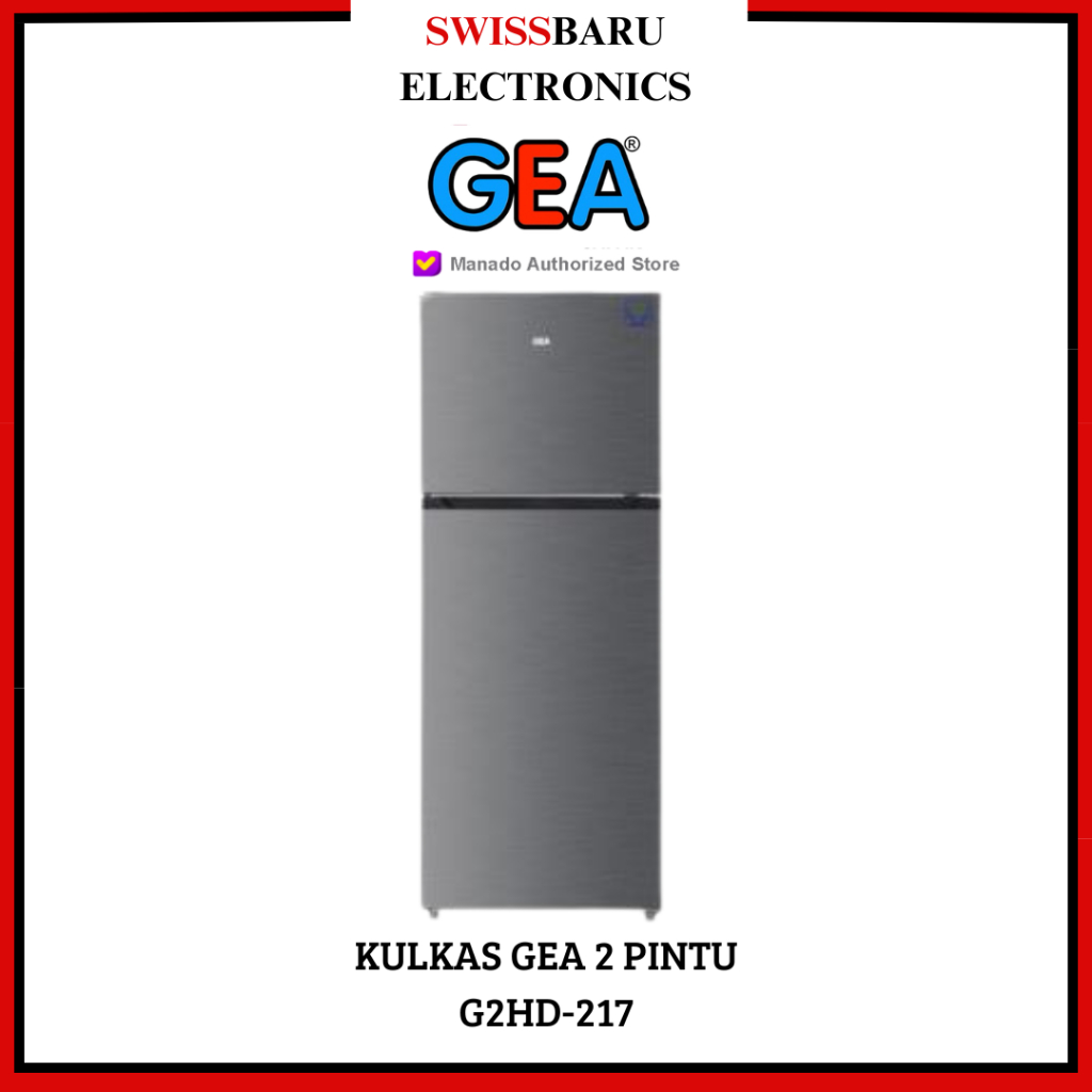 MANADO - KULKAS GEA 2 PINTU G2HD-217