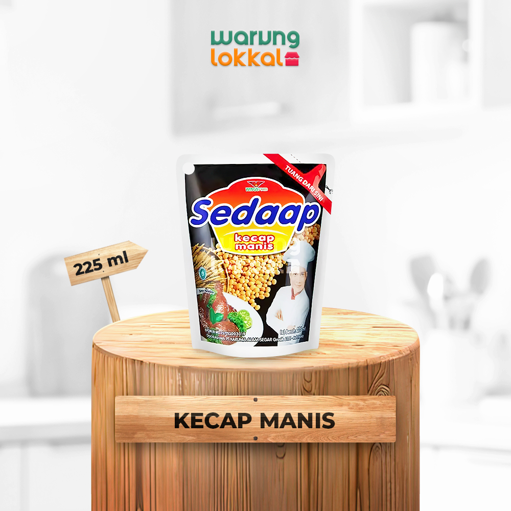 

Sedaap Kecap Manis 225ml - Warung Lokkal