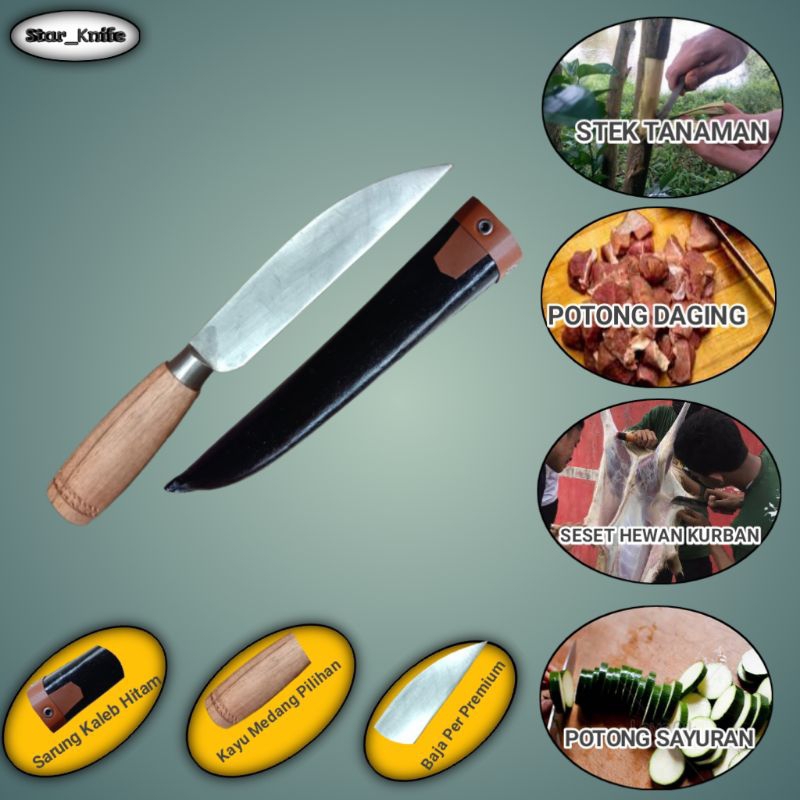 PISAU DAPUR CAP GARPU LOKAL, PISAU GARPU LOKAL MULTI FUNGSI