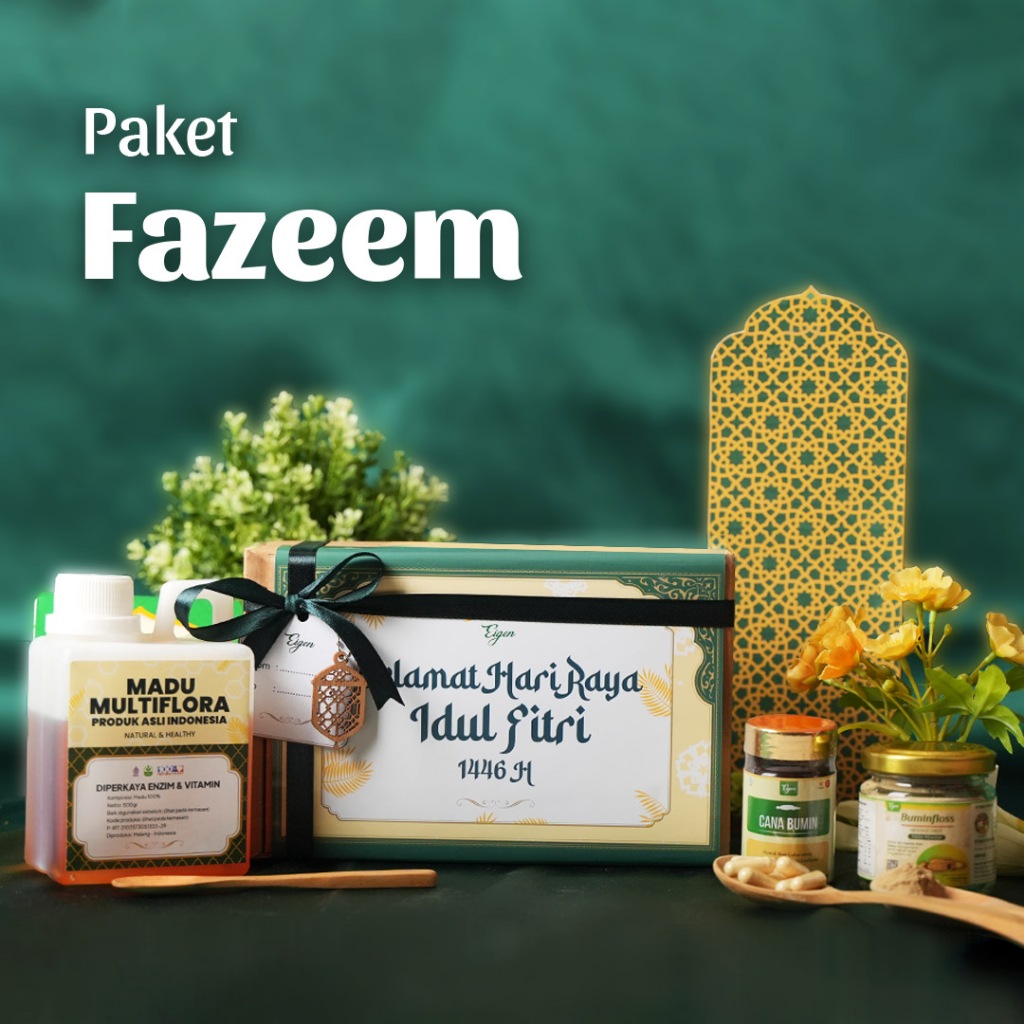 

Eigen Hampers - Paket 1 Fazeem - Suplemen Kesehatan Berbagi Kebaikan