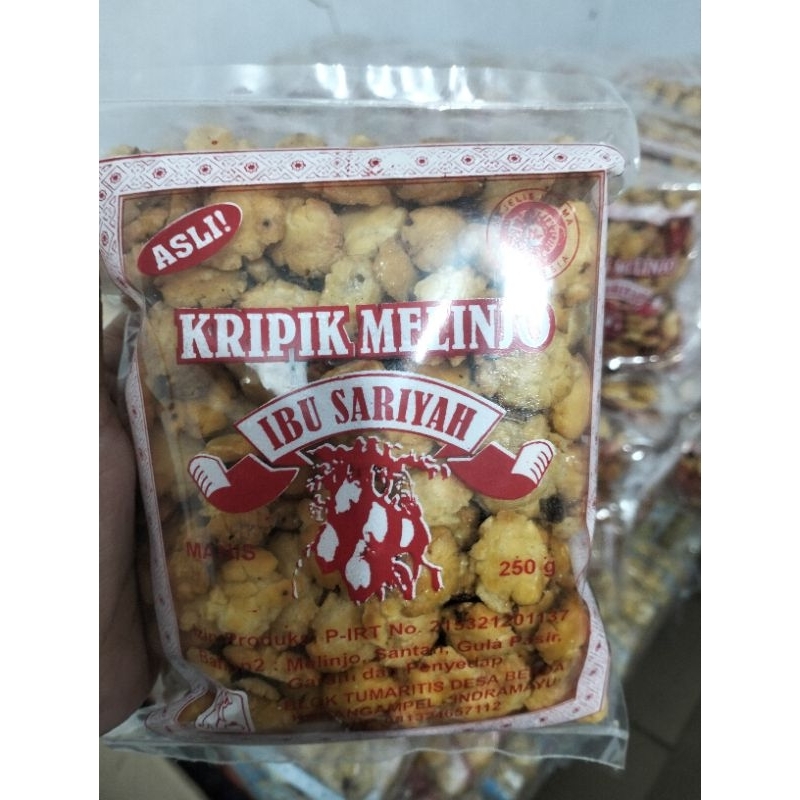 

Keripik melinjo asli rasa manis