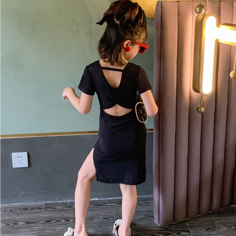 2-6thn | DRESS ANAK KOREA PESTA ELEGAN FORMAL PEREMPUAN HNQ HS