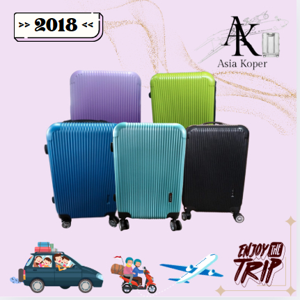 12.12 KOPER 2018 20 INCH LIST DAN RODA HITAM KOPER KABIN KOPER ABS KOPER POLO FANS KOPER MURAH