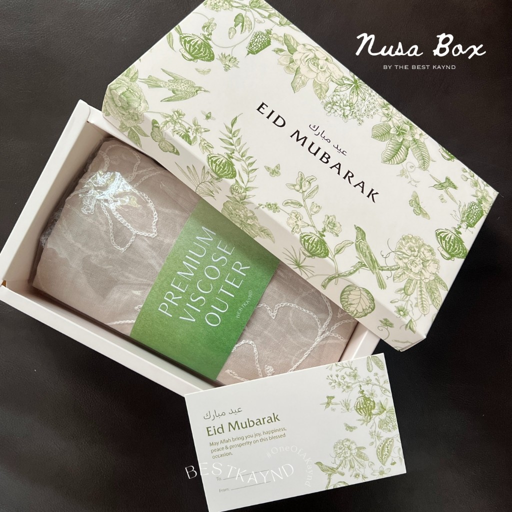 

Nusa Box Packaging | Ramadhan Hampers by The Best Kaynd (BOX ONLY)