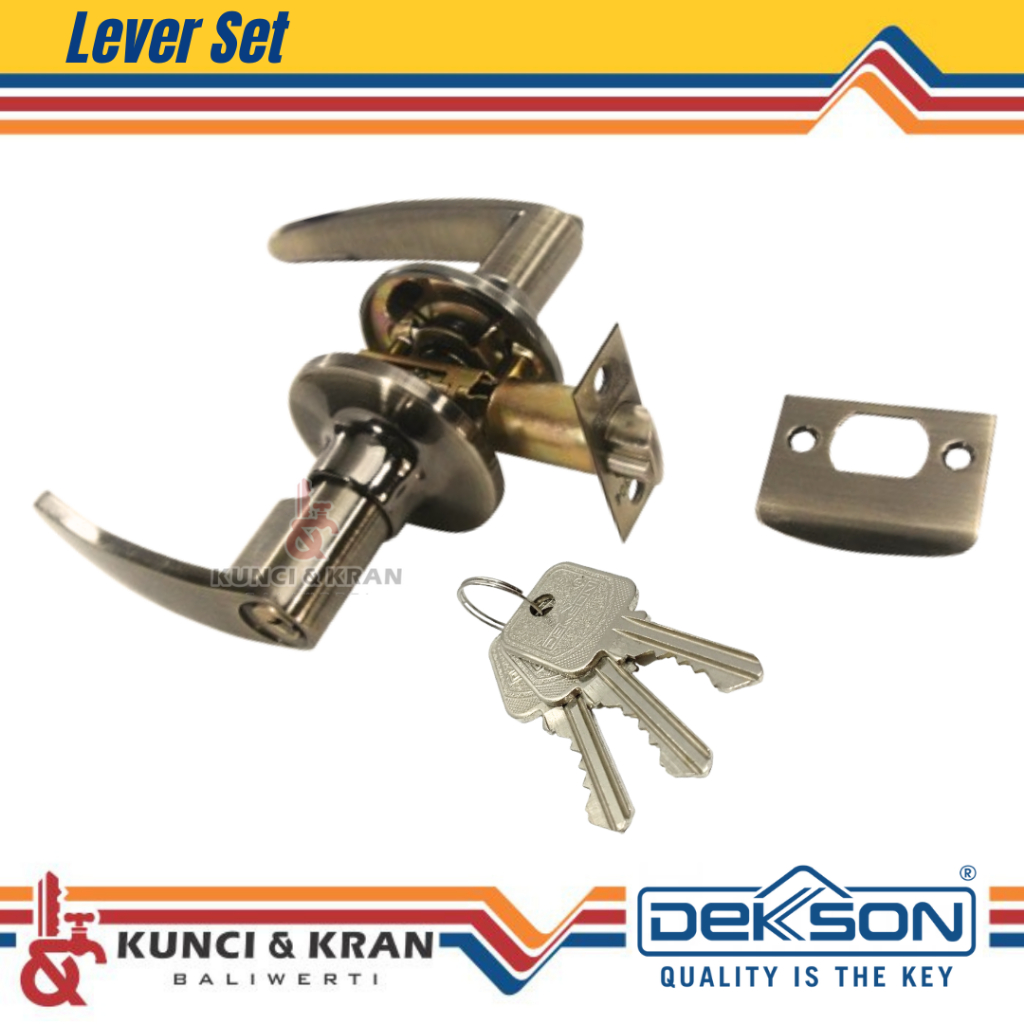 Handle Kamar Mandi Dekkson T 6300 ET AB Lever Handle Gagang Pintu Kamar Mandi Toilet