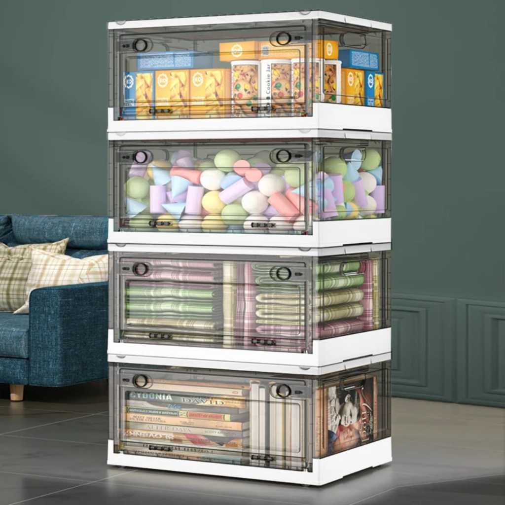 Kontainer Box Lipat/ Storage Box Penyimpanan Plastik/ Lemari Baju Mainan Anak TY-41001-5