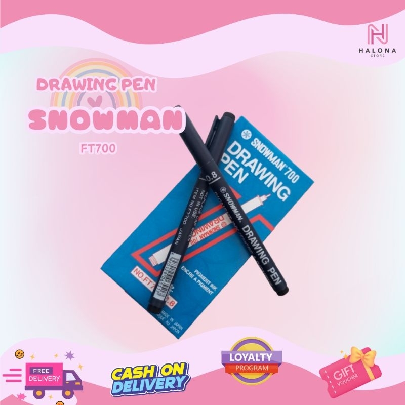 

Drawing Pen Snowman FT700 0.1,0.2,0.3,0.4,0.5,0.6,0.7,0.8