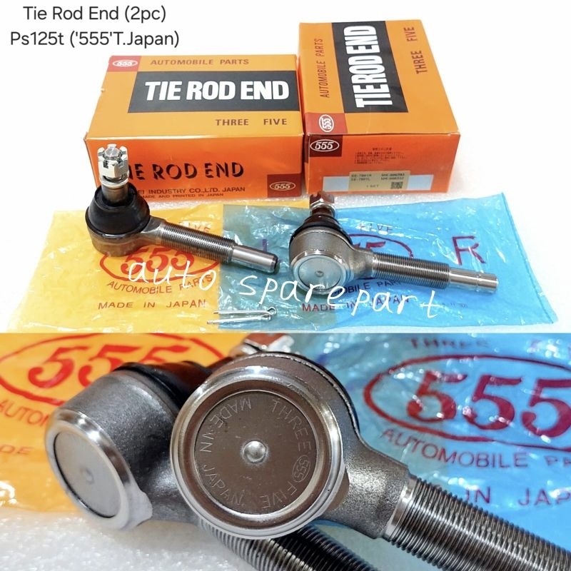 TIE ROD END MITSUBISHI PS125 CANTER TURBO 555 JAPAN ASLI ORIGINAL