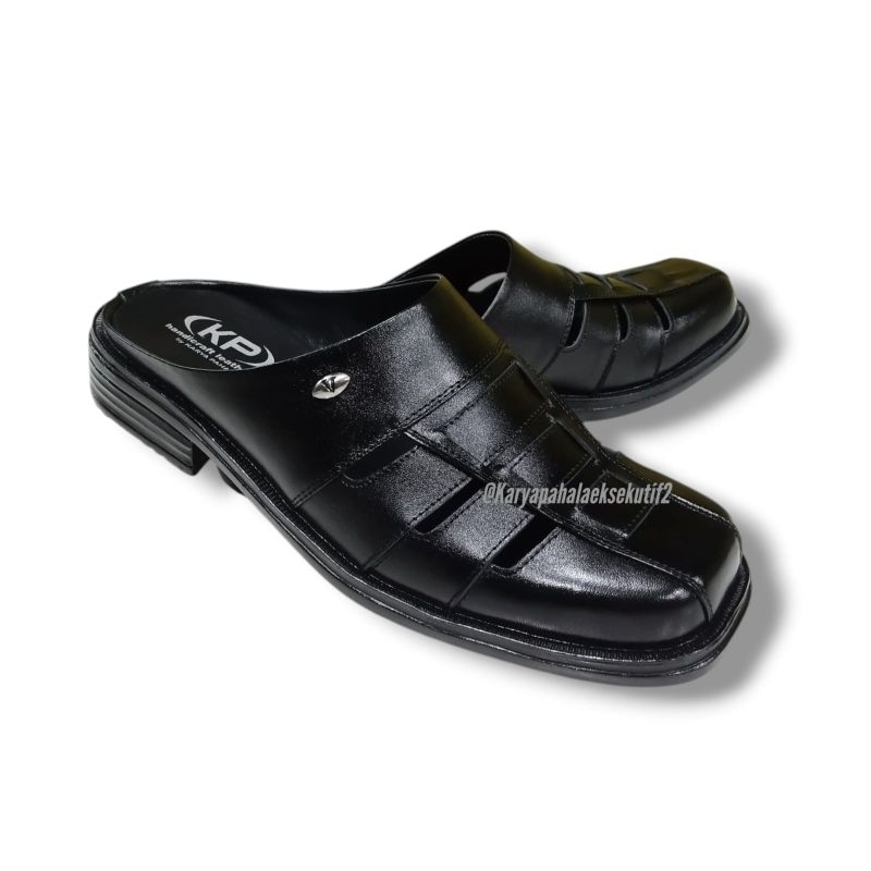 Slop pria, Slop pria kulit asli, Slop kulit *karyapahalaeksekutif2*