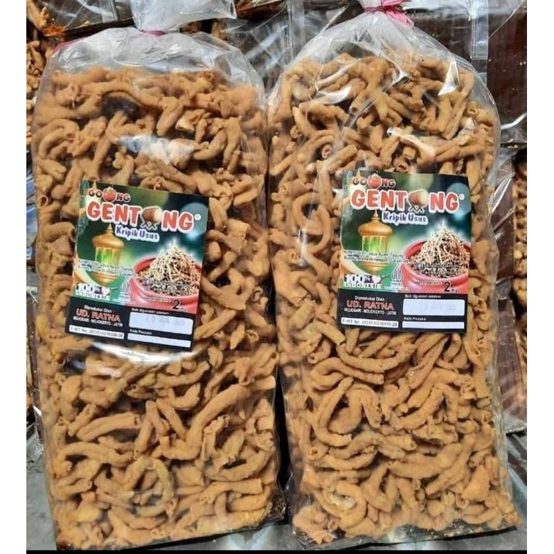 

kripik usus gentong 2kg