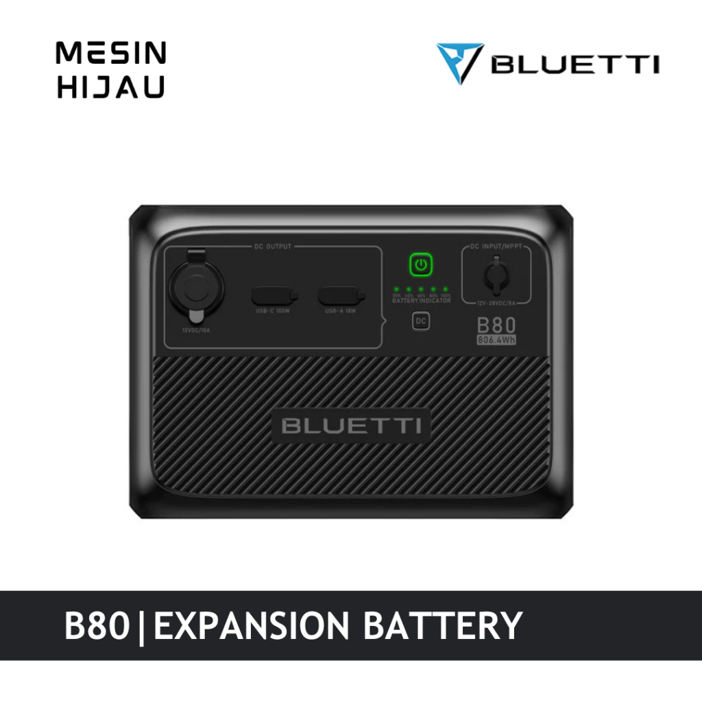 BLUETTI B80 Expansion Battery | 806Wh for AC60 LiFePO4