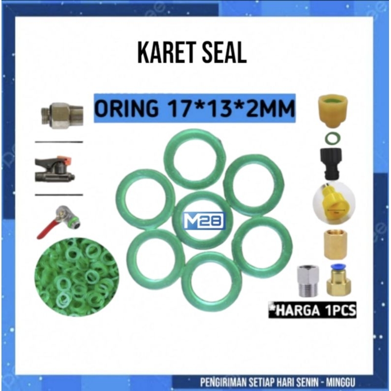 Karet Sil Seal Handle Sprayer O Ring Nepel Sambungan Stik Semprot Hama