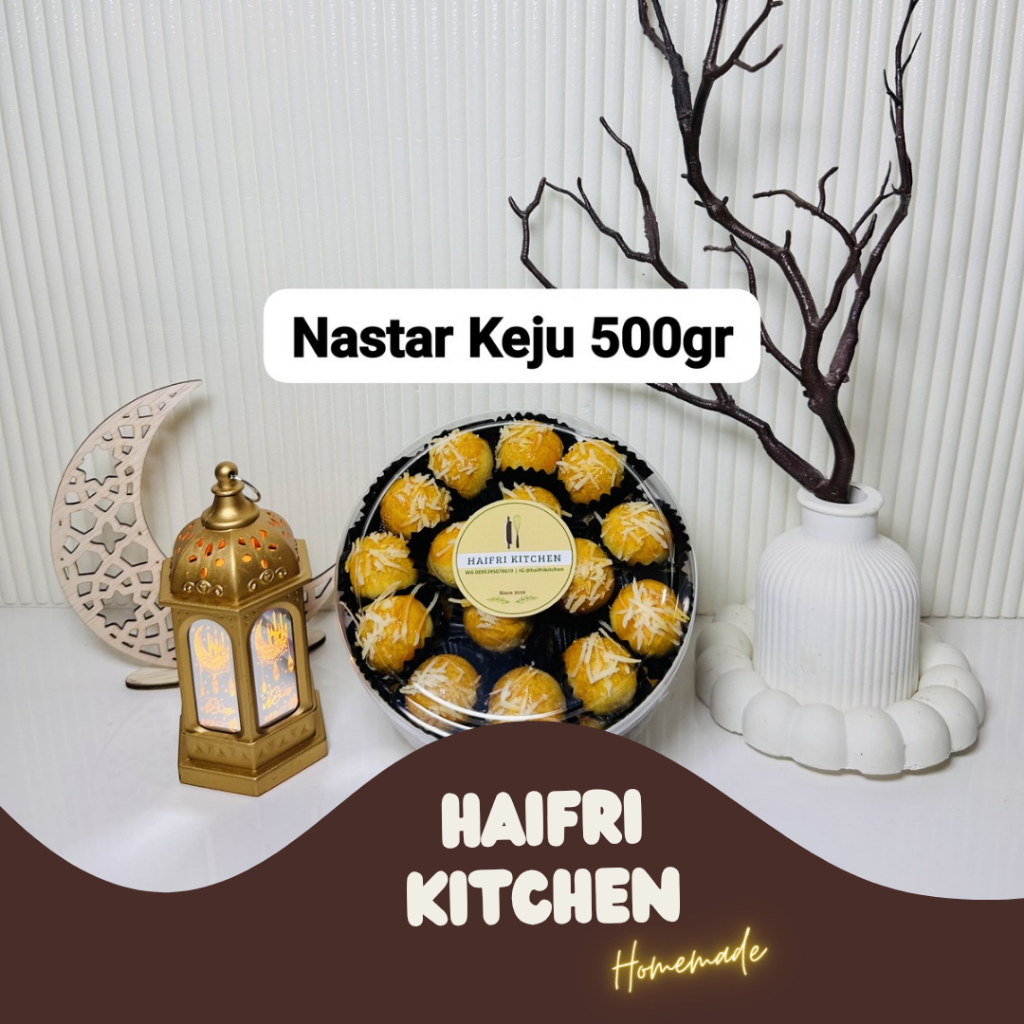 

HAIFRI KITCHEN — NASTAR KEJU 500GR, KUE KERING HOMEMADE, CEMILAN LEBARAN PREMIUM.