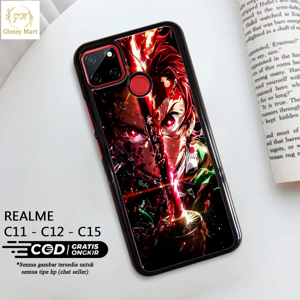Case REALME C11 - C12 - C15 - Softcase Realme C11 C12 C15 Motif Anime Kimetsu Yaiba Terbaru - Cassin