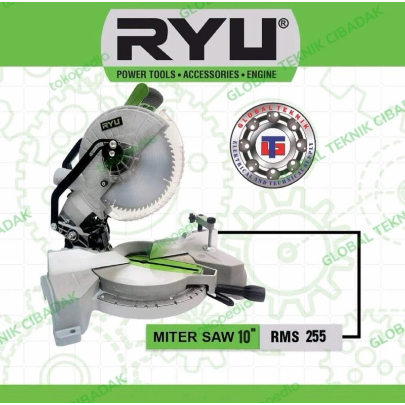 MITER SAW 10 INC RYU PEMOTONG ALMUNIUM RYU
