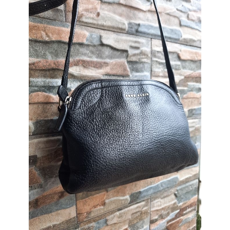 Slingbag Hitam ANNE KLEIN - TAS PRELOVED BRANDED ORIGINAL