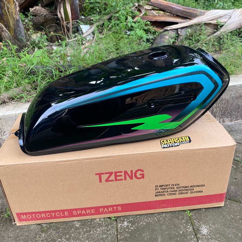 TENGKI RX SPESIAL RX S CKD SET SETRIPING LIS BODY HIJAU TOSCA