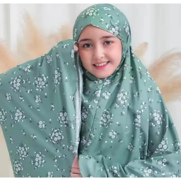 MUKENAH ANAK TANGGUNG 2in1 MATERIAL KATUN MIKRO MOTIF TERBARU 2025
