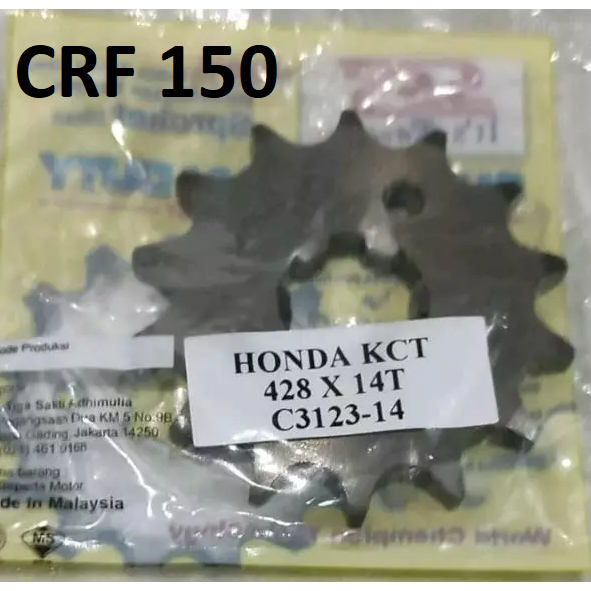 Gir Gear Depan SSS TK RACING 428 CRF 150 L  MEGAPRO NMP VERZA CB150R CBR150 TIGER CRF 13T 14 15 16 1