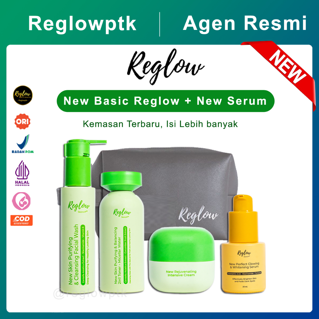 Reglow Set Paket Skincare dr Shindy Putri Reglow Original Reglow Official Cream Flek dokter Shindy P