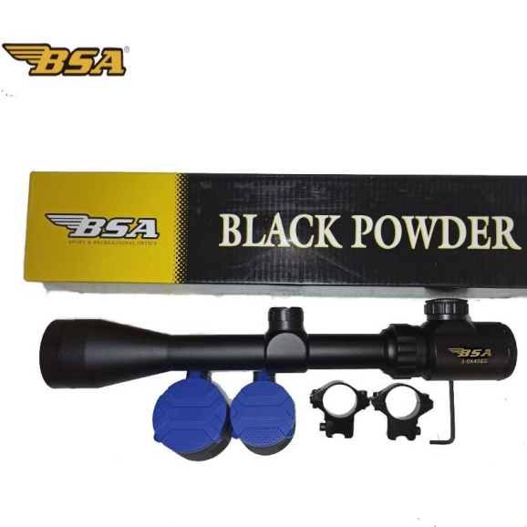 TELESKOP BSA 3X9X40 EG HK FLIP BIRU