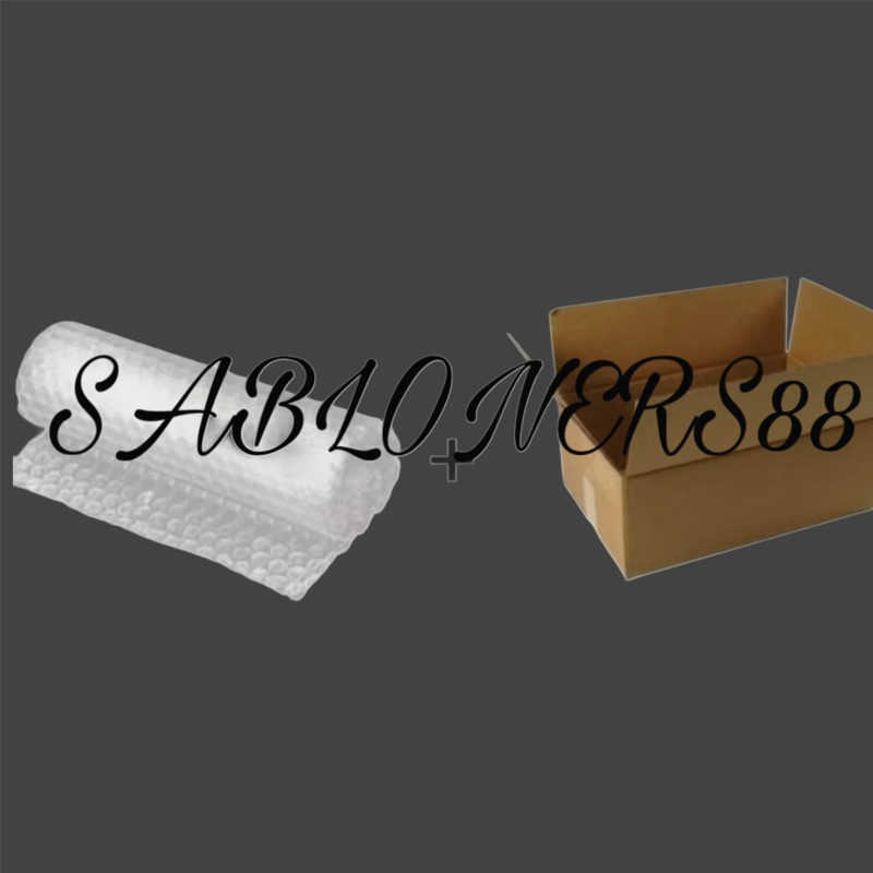 

extra bubble wrap dan kardus