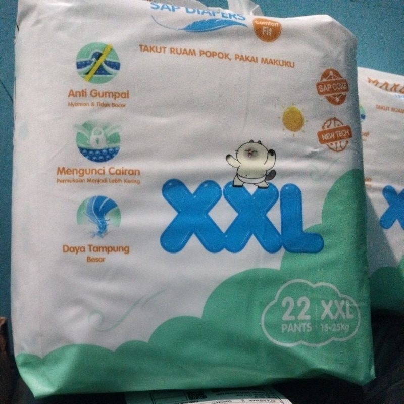 Makuku sap Diapers xxl22