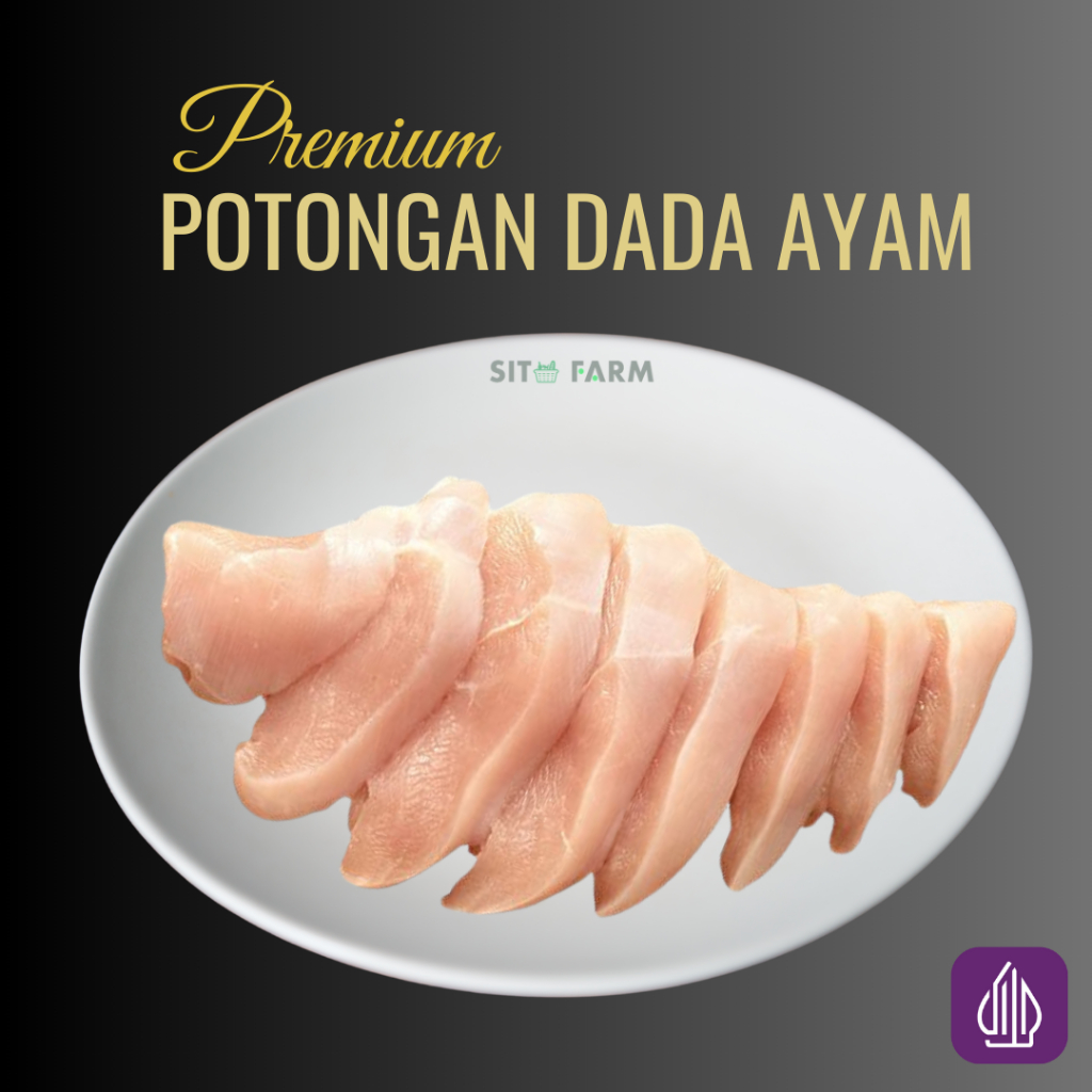 

Dada Ayam Potong Dengan Tulang Premium Frozen- Instan | Chicken Breast