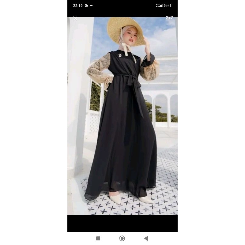 preloved gamis dress gamaleea ghaisani