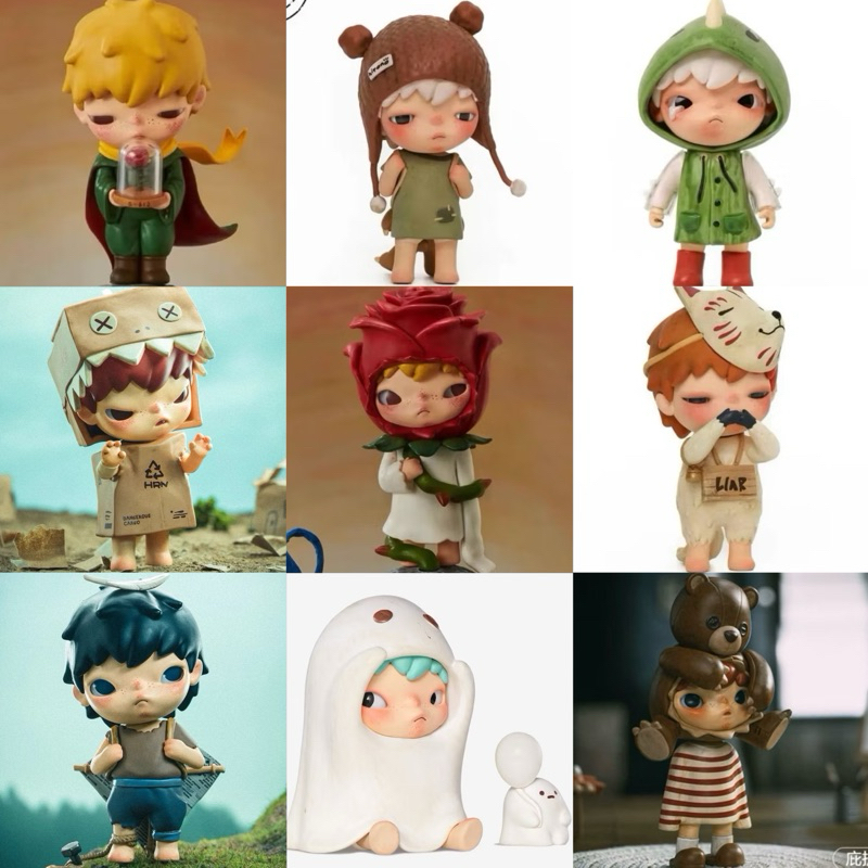 (SELECTED - READY) GABUNGAN POP MART HIRONO THE OTHER ONE HIRONO LITTLE MISCHIEF HIRONO RESHAPE HIRO