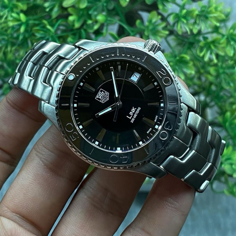 Tag Heuer Link Diver Black Dial WJ1110-0 Quartz 39mm