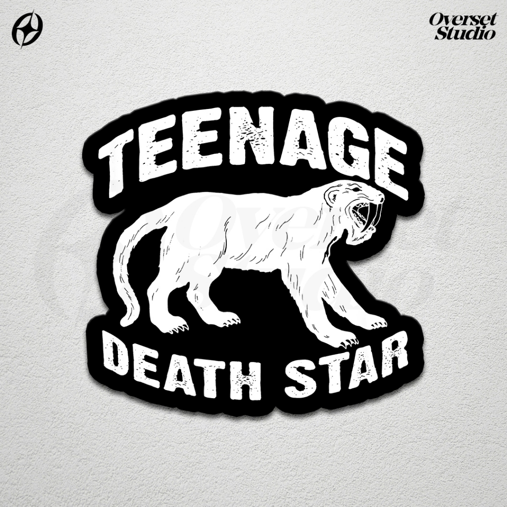 

(GRATIS ONGKIR & COD) Stiker Sticker Band Teenage Death Star / Sticker Local Band Logo Teenage / Sticker Vinyl Glossy / Teenage Death Star Sticker / Sticker Aesthetic / Stiker Brand Lokal / Stiker Satuan / Sticker Custom / Sticker Helm / Stiker Tumbler