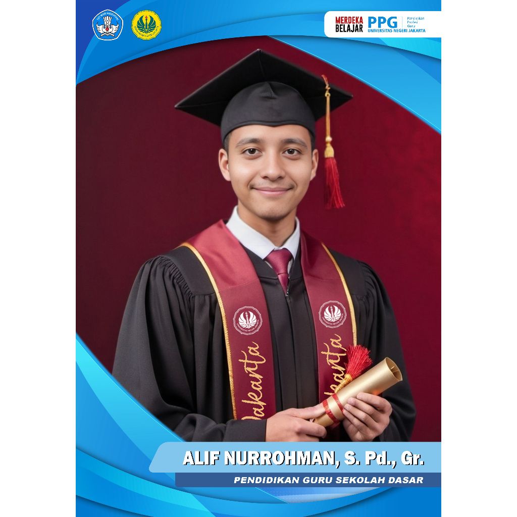 JASA EDITING KARIKATUR FOTO WISUDA PPG