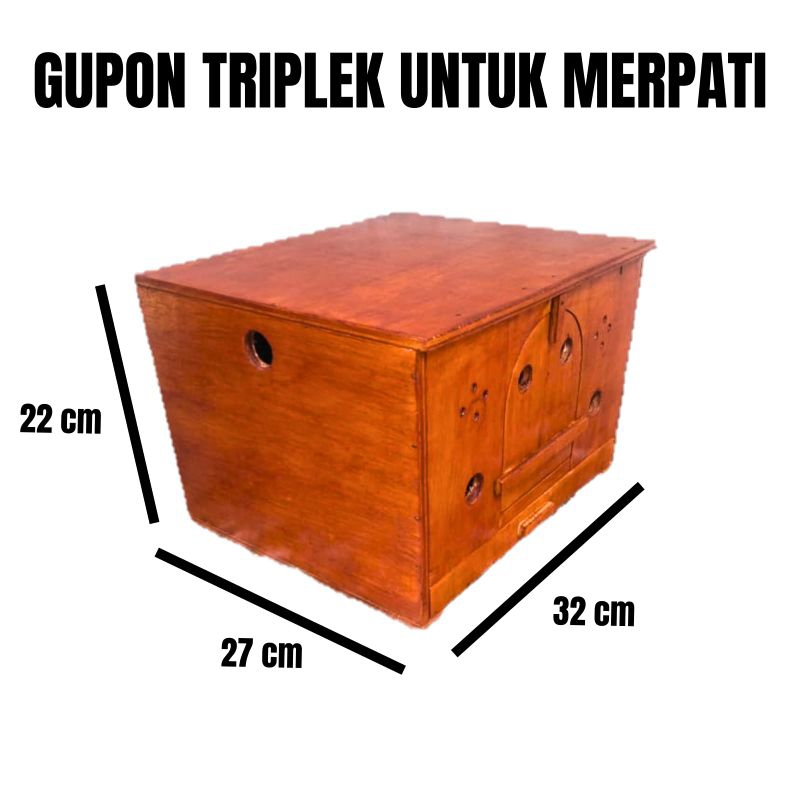 Gupon merpati bahan triplek 9mm,Lantai pijakan ruji bambu