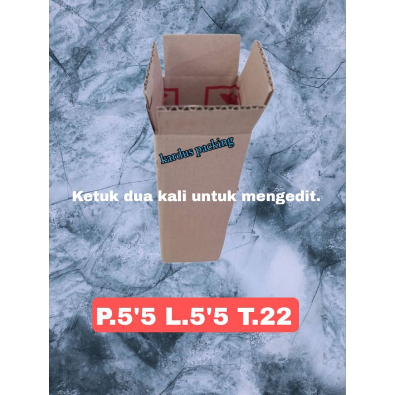 

kardus packing UK 5'5x5'5x22 kardus besar kardus kecil