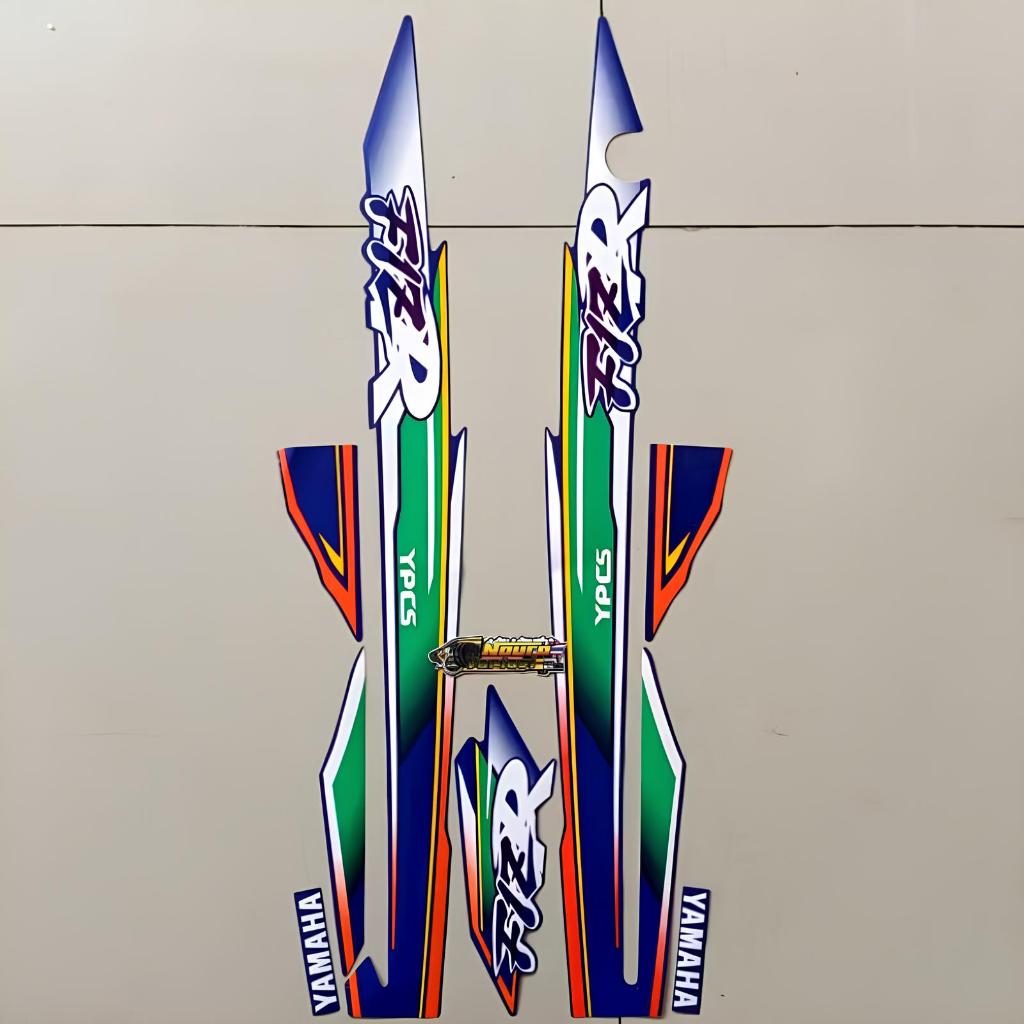 stiker striping yamaha fizr f1 zr 1998 sporty biru lis body standar berkualitas original